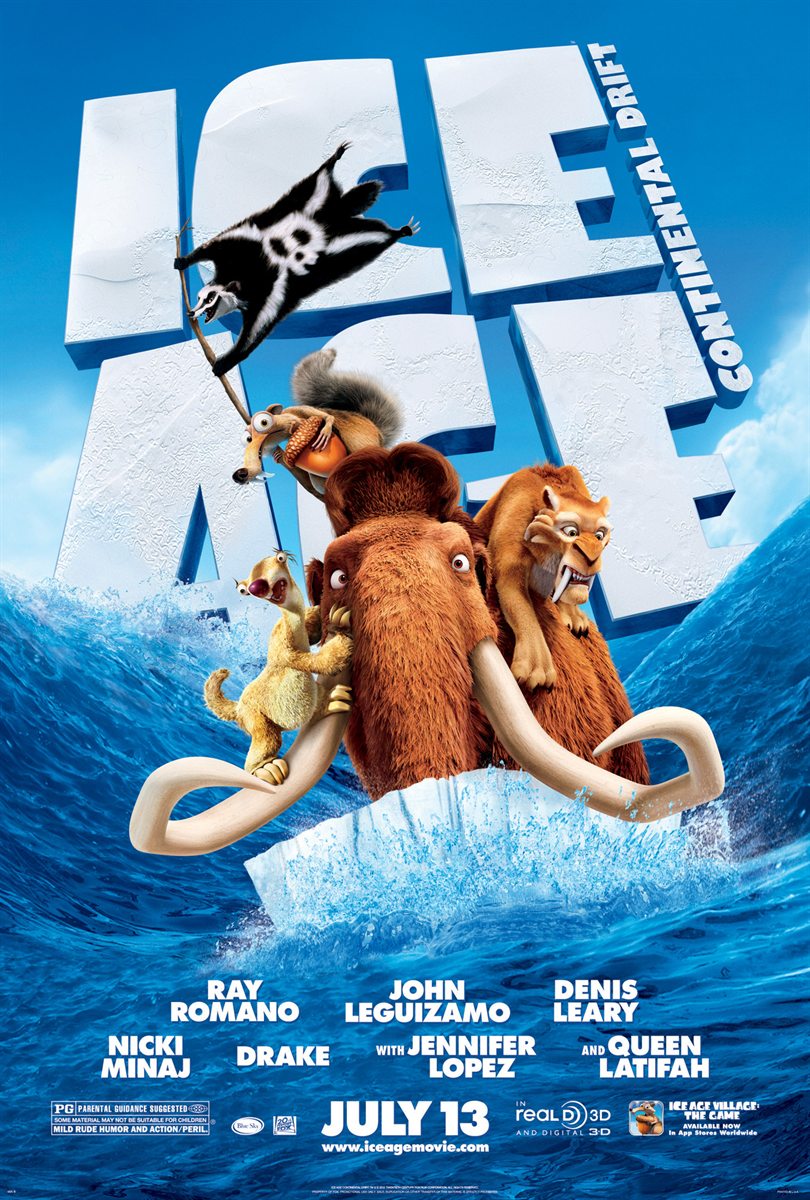 Ice Age: Continental Drift film poster